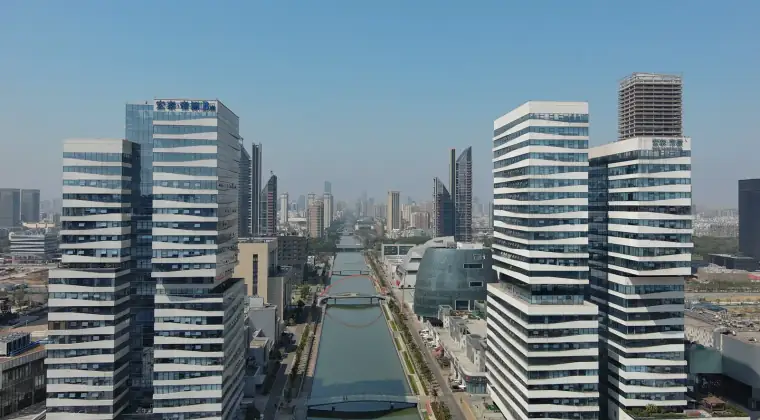 Ningbo office building view