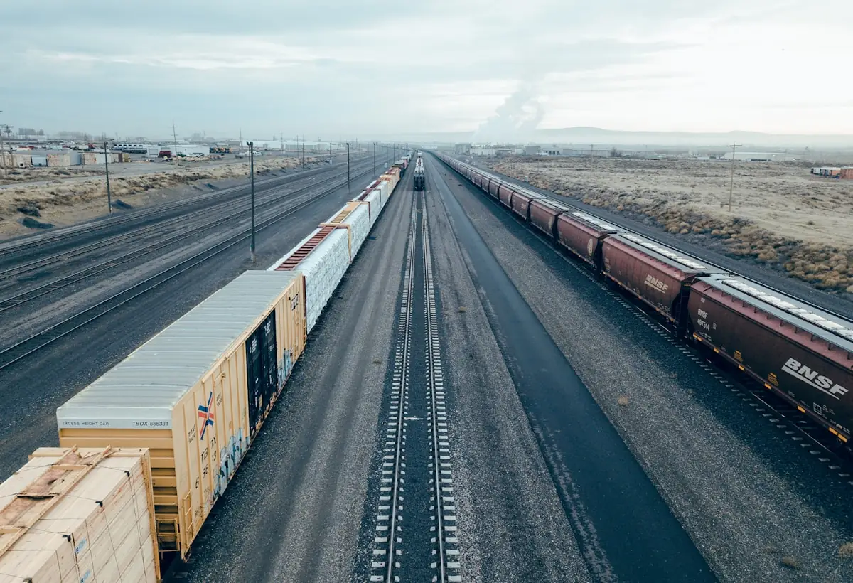 Rail container terminal